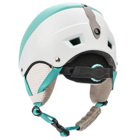 KASK NARCIARSKI METEOR KIONA jasnoniebieski/biały