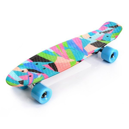 Deskorolka fiszka pennyboard deska fisz METEOR + BIDON SPORTOWY METEOR 650 ml biały