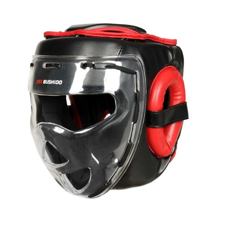 Kask bokserski sparingowy z maską poliwęglanową  ARH-2180 L