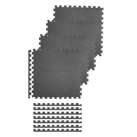 Mata pod sprzęt fitness puzzle (4 elementy) Spokey SCRAB