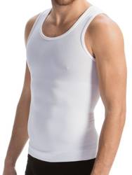 Art. 417B Męska koszulka wyszczuplająca i modelująca z chłodzącym włóknem BIAŁY L