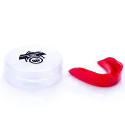 Ochraniacze szczęki - Ochraniacze na Zęby + Pudełko - Czerwone