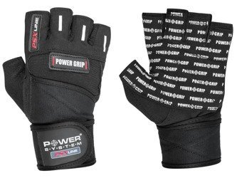 Rękawiczki rękawice do ćwiczeń na siłownię POWER GRIP 2800 czarne XL