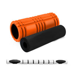 SPOKEY zestaw wałków fitness roller (3 części) pomarańczowy mixroll