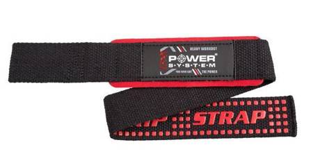 PASKI TRENINGOWE XTR-GRIP STRAPS-RED POWER-SYSTEM